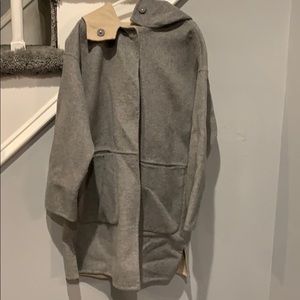 Children’s Pea Coat with 2 toned hood